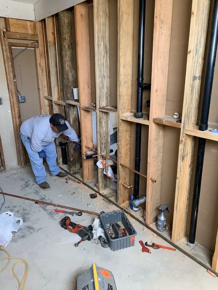 Commercial rough-in plumbing for Water Heater Replacement in River Woods